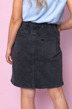 Rio Skirt in Washed Black - Foxwood