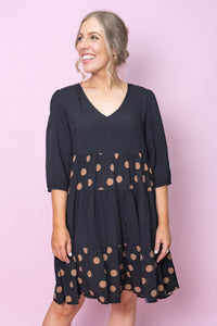 Wynona Dress in Black