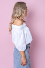 Leah Top in White