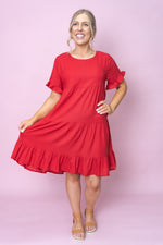 Nicole Dress in Red