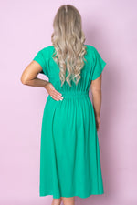 Holly Dress in Emerald