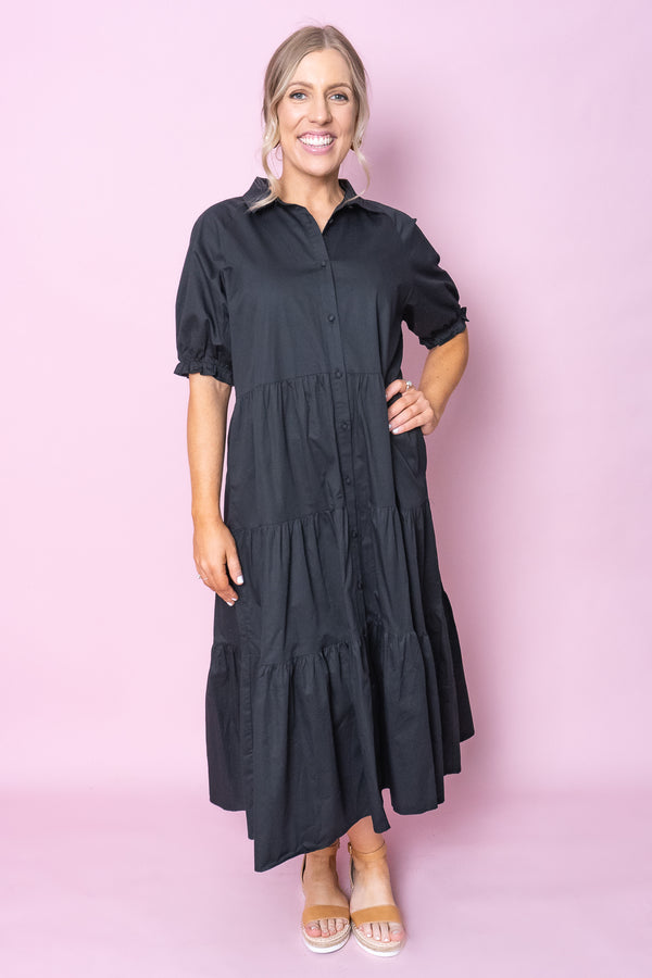 Hattie Dress in Black