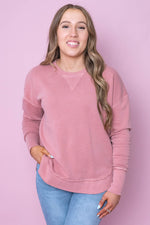 Delilah Crew in Musk Pink - Foxwood