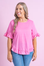 Bo Top in Candy Pink