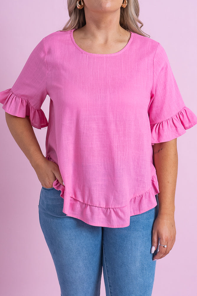 Bo Top in Candy Pink