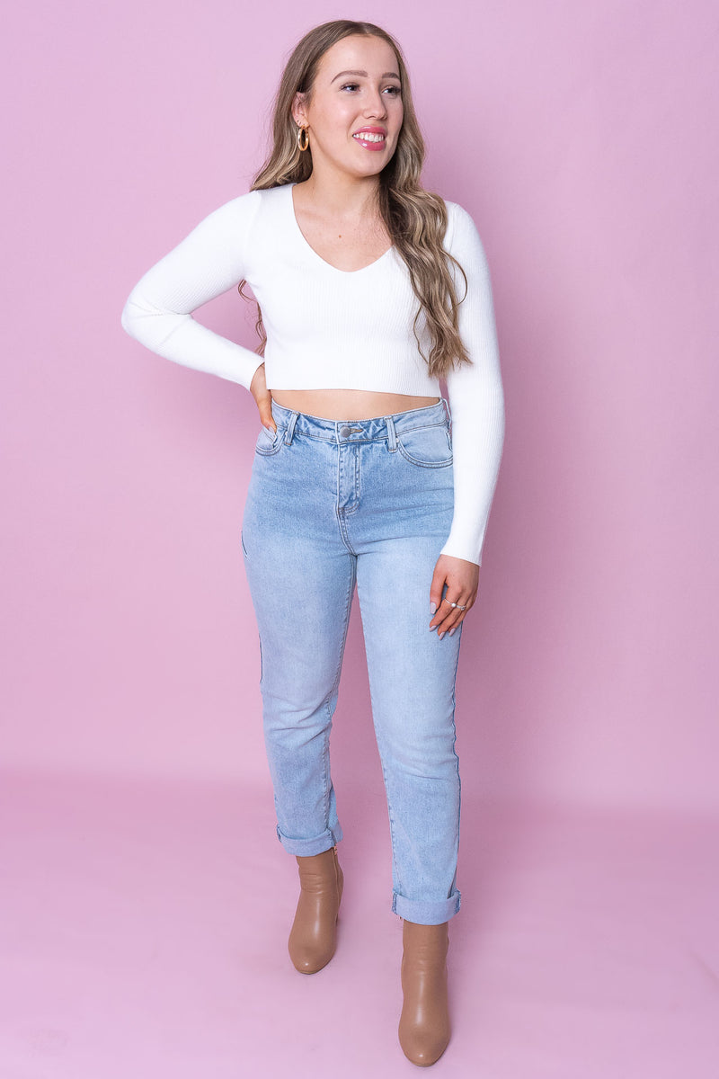 Staycie Top in White