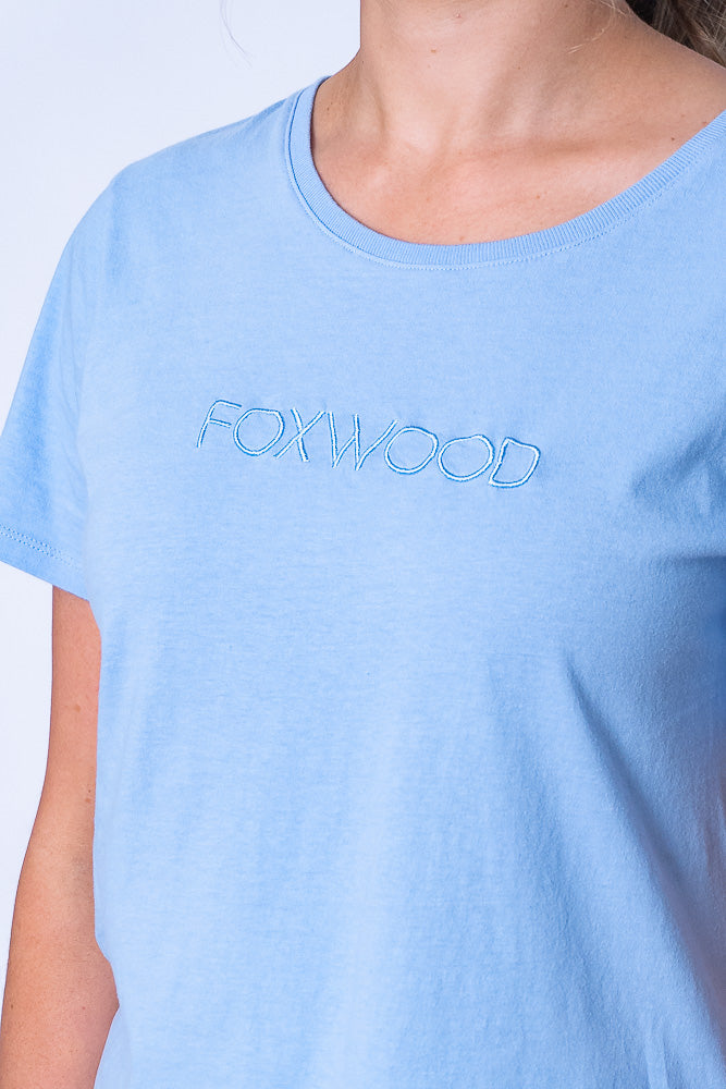 Foxwood Tee in Light Blue - Foxwood